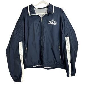 Disneyland Resort DLR Navy Sports Leagues Windbreaker size XL